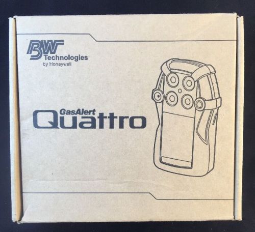 BW Technologies GasAlert Quattro 4-Gas Monitor QT-XWHM-R-Y-NA Rechargeable *H1*