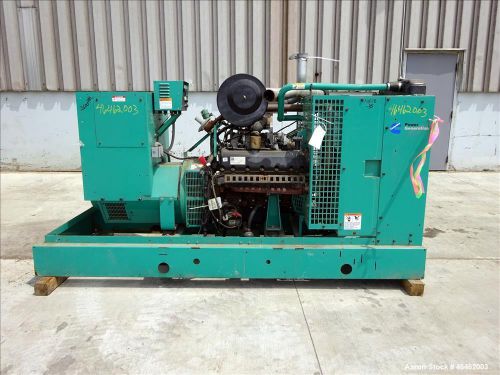 Used- cummins 100 kw standby natural gas generator set, model gghh-5565115, sn-h for sale