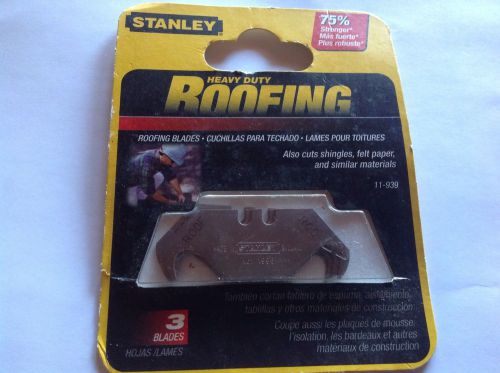 Stanley heavy-duty roofing utility knife blade 3pk for sale