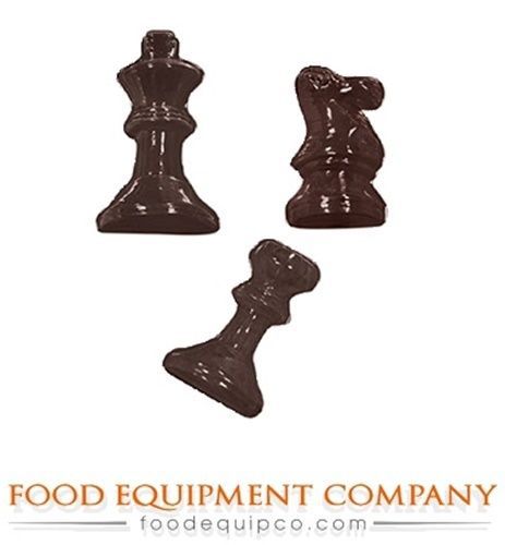 Paderno 47868-16 Chocolate Mold chess game 2&#034; L x 1-1/4&#034; W x 1-1/16&#034; H 11...