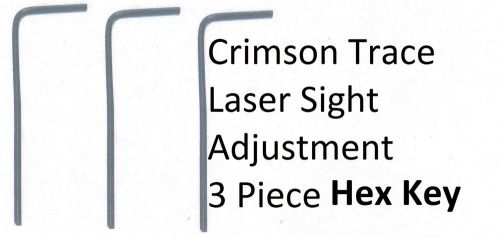Crimson Trace laser sight adjustment Tool 3pieces Specialty Allen Key Tiny Size