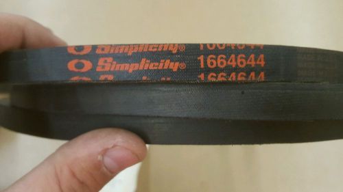 SIMPLICITY MANUFACTURING 1664644 Replacement Belt