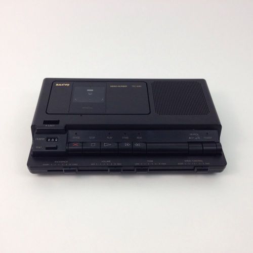 Sanyo TRC-8080 Memo-Scriber Transcriber Speed Control Cassette   Standard