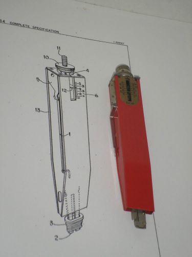 Antique GE England-Mechanical Force Measuring Device/Tester - British Pat. 1936
