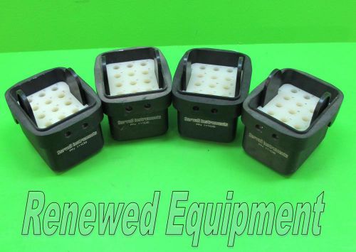 Sorvall Instruments 11106 Rotor Buckets &amp; 00997 Adapters Inserts Lot of 4 #1
