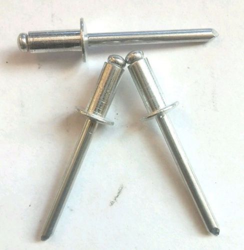 100 aluminum rivets 1/8 x 1/8 grip (42) for sale