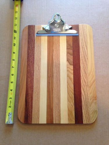 Handmade hardwood clipboard 9 -1/2&#034; x 13&#034;