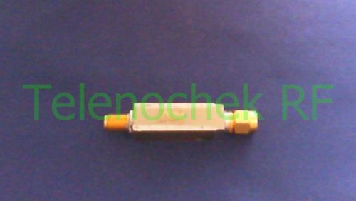 RF microwave band pass filter 1653 MHz CF/  355 MHz BW/ power 3 Watt / data