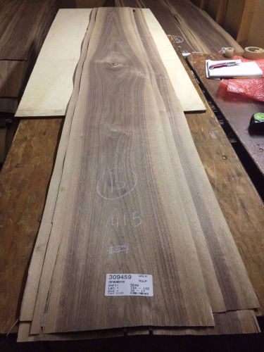 Wood Walnut Veneer 120X14  total 4pcs RAW VENEER  N415