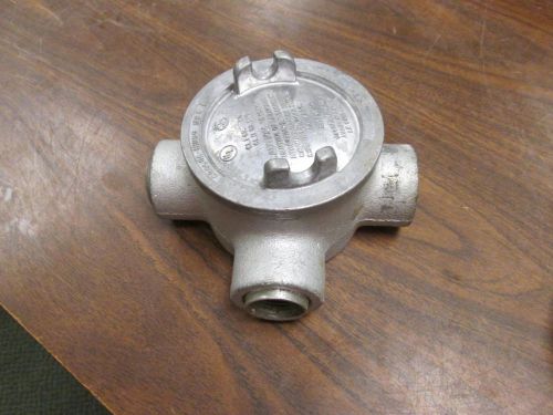 Crouse-Hinds Explosion Proof Condulet GUAT 36 Size: 1&#034; 3-Way Used
