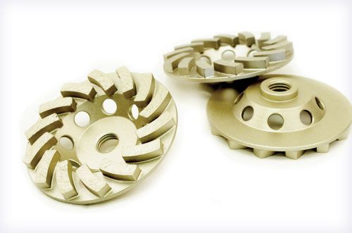 4.5&#034; DIAMOND CUP WHEEL FOR GRINDING CONCRETE MASONRY 18 SEGS PREMIUM