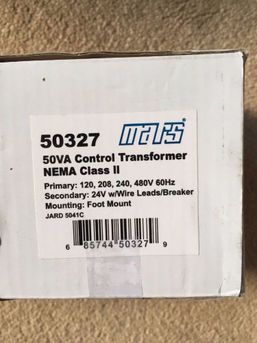 50VA Control Transformer NEMA Class II