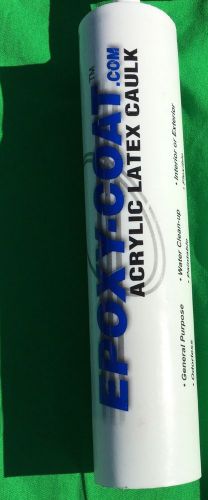 Epoxy-Coat Acrylic Latex Caulk Taupe 10.2 Fl Oz Flexible Indoor Outdoor Odorless