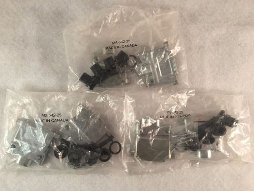 Lot of 3 SPC MS-542-25 Metal Connector Backshells