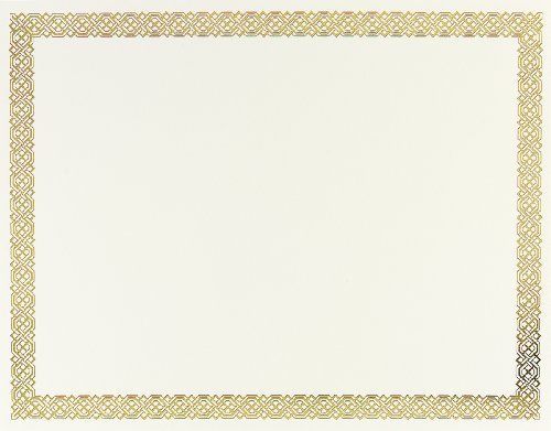 Great Papers! Braided Foil Certificate, 8.5 x 11 Inches, 12 Count 936060