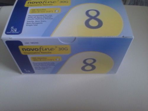 TWO BOXES OF NOVAFINE 30G DISPOABLE NEEDLES
