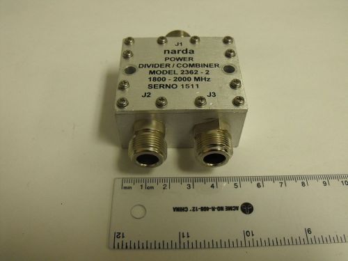 NARDA 2362-2 2-Way Power Divider / Combiner 1.8 - 2GHz