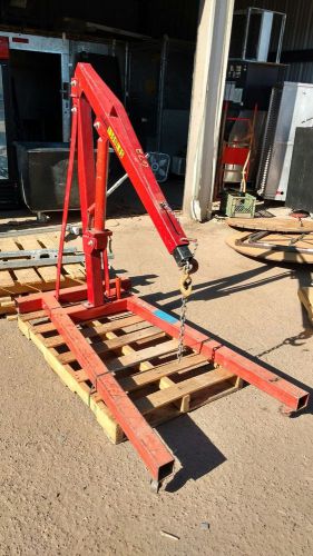 Shop crane hoist capacity 1500 lbs norco for sale