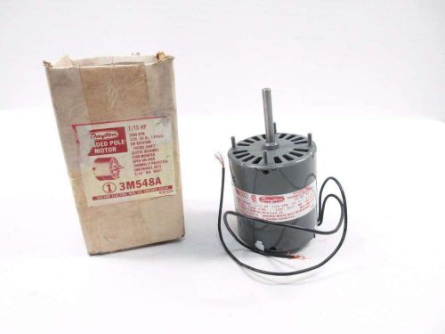 NEW DAYTON 3M548A 1/15HP 115V-AC 3000RPM 1PH AC ELECTRIC MOTOR D525886