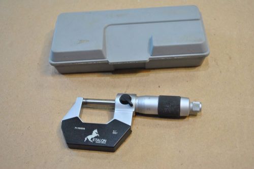 Etalon Mechanical Outside Micrometer 0-1&#034; Carb Tipped Face .0001&#034; Grad 71.115899