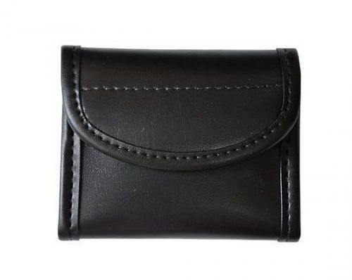 Bianchi accumold elite 22961 flat latex glove pouch plain black leather for sale