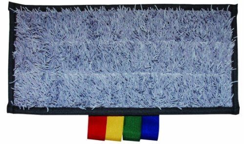 CPI BUZZTROWEL Twisted Loop Microfiber Pad (Gray) with Color Code Tabs, 10-Inch