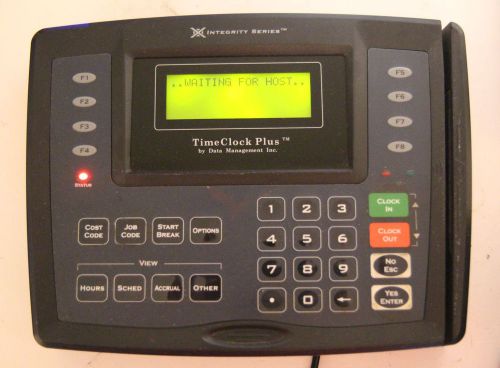 TimeClock Plus Integrity Series RT Xipher IRT-1000-BC-1 Time Clock
