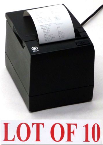 Lot 10 ncr 7197-2001-9001 2005 thermal receipt printer usb serial realpos 7403 for sale