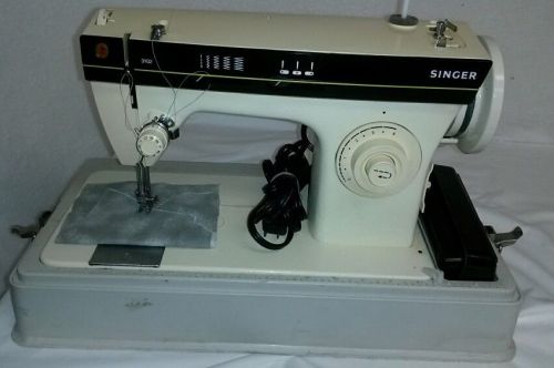 Singer model 3102 sewing machine straight stitch zig zag carry case manual for sale