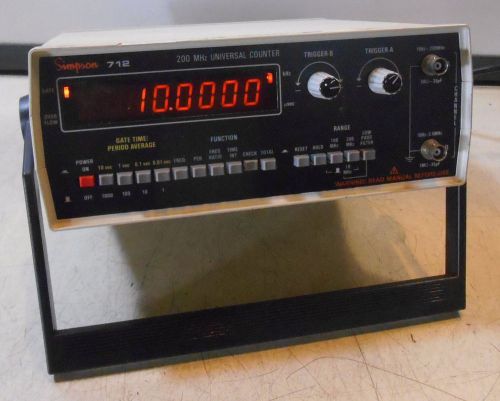 Simpson 712 200 MHz Universal Counter