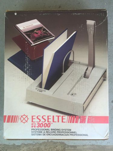 Esselte ch3000 channel book binding machine for sale