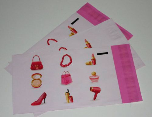 50 Glossy Cosmetic Design POLY MAILERS (6x9 inches) Fashion, make up, party bag