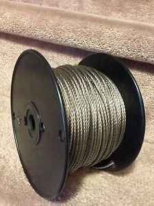 1/8&#034; Stainless Steel Wire Rope Cable - 7x7 - 1000ft
