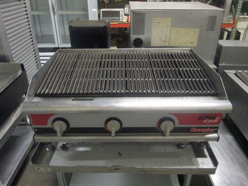 Champion Charbroiler, gas, countertop, 36”, 120,000 BTU, APW Wyott GCB-36