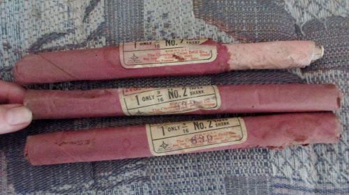 LOT OF 3 Cleveland 9/16 Taper Shank NEW Drill Bit 940K NO. 2 CLE-FORGE