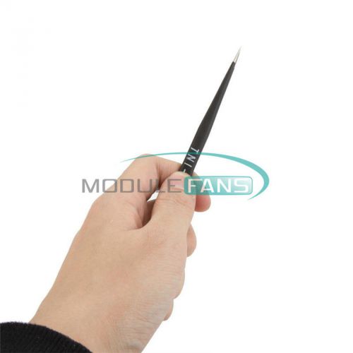 5pcs tu-11b anti-static non-magnetic straight tip tweezer for sale