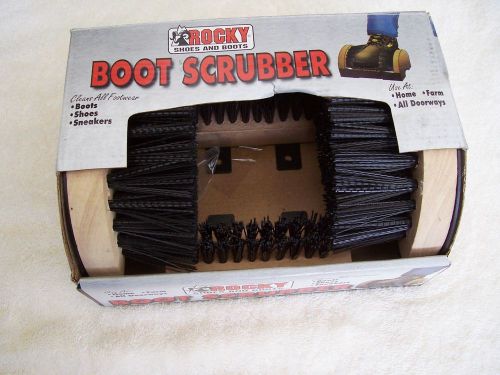 Boot Shoe Brush Cleaner Scraper Snow Mud Muck Work Dirt Clean Scrubber