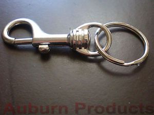 Snap trigger hook belt key chain / nickel plate finish for sale