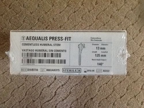 Tornier aequalis press-fit stem for sale