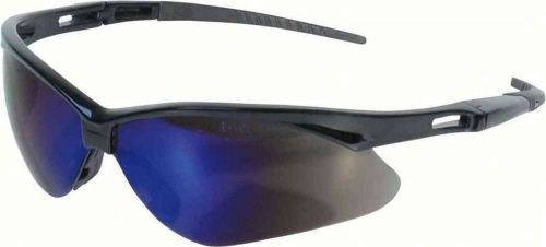 Jackson nemesis 3000358 safety glasses black frame blue mirror| kc 14481| 3 pair for sale