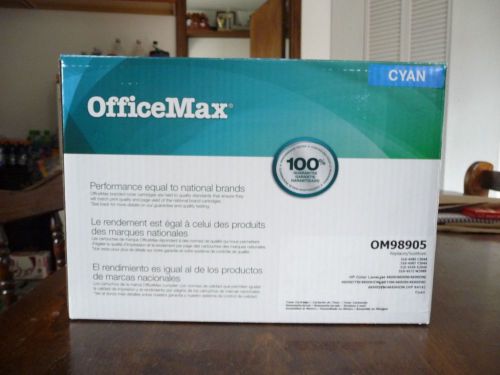 OfficeMax Remanufactured Toner Cartridge, OM98905 Cyan