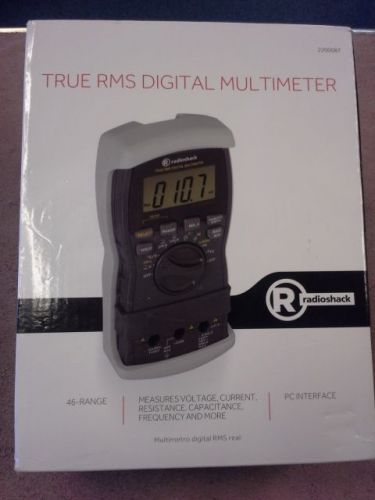 RadioShack  True Rms Digital Multimeter 2200087 - PC Interface Free Ship