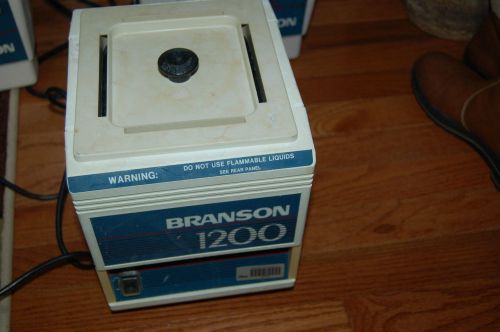 Branson Ultrasonic Cleaner waterbath water bath 1200  120V sonic dsfc