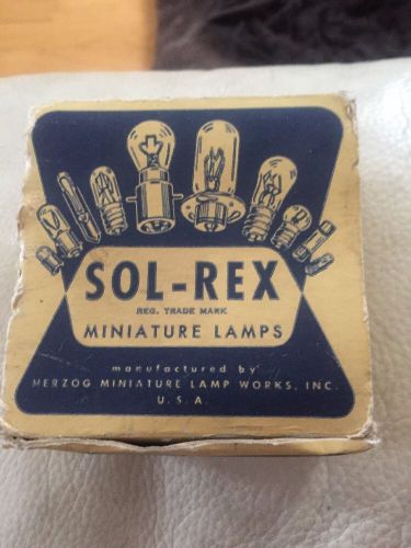 Sol-Rex Miniature Lamps