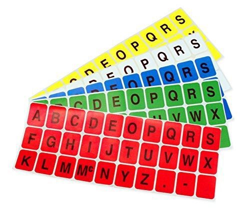 Chromalabel.com variety pack: a-z alphabet stickers (10 complete alphabets per for sale