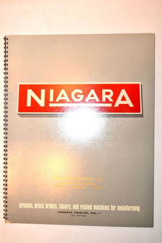 NIAGARA PRESS PRESS BRAKES SHEARS MACHINES 4 METAL FORMING 1967 CATALOG #RR757