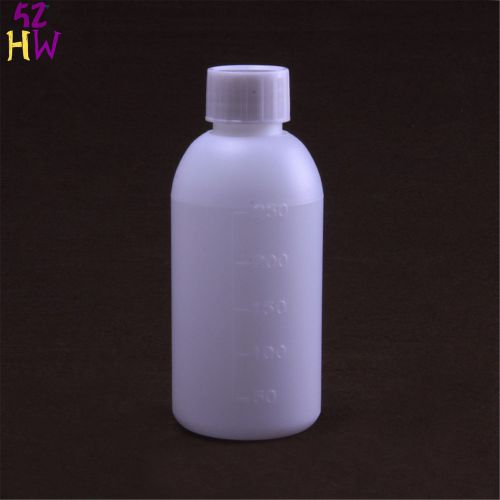 250ml lab capacity plastic reagent bottle,vial of liquid,2 pcs/lot for sale