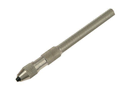 Nickel plated 0-0.040&#034; range pin vise/tapered collet/knurled rings/secure grips for sale