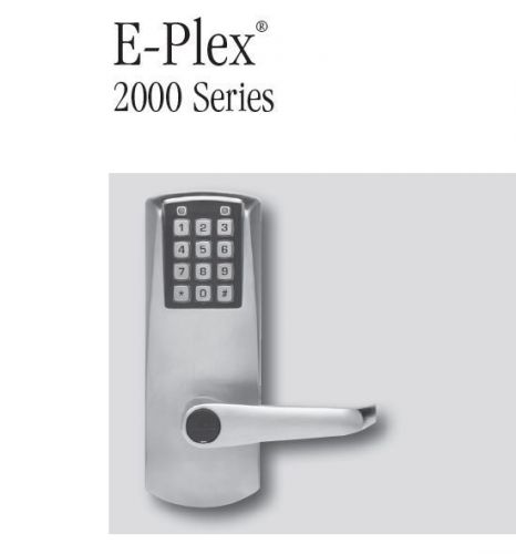 Kaba e-plex eplex e2031-lr-626-j digital lock w/ ic core key override prep for sale