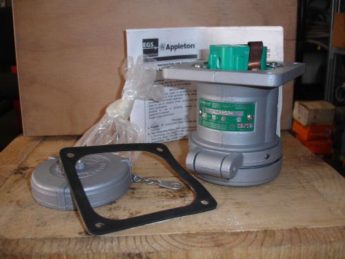 NEW Appleton Pin&amp;Sleeve ADR6034 Receptacle 60A 3W4P ACP6034BC